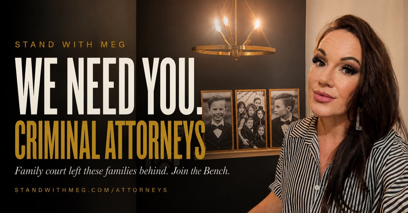 We need you. Criminal attorneys. Family court left these families behind. Join the Bench.