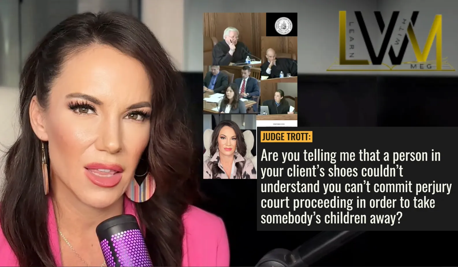 Meg on Stand With Meg, exposing when a judge actually followed the Constitution