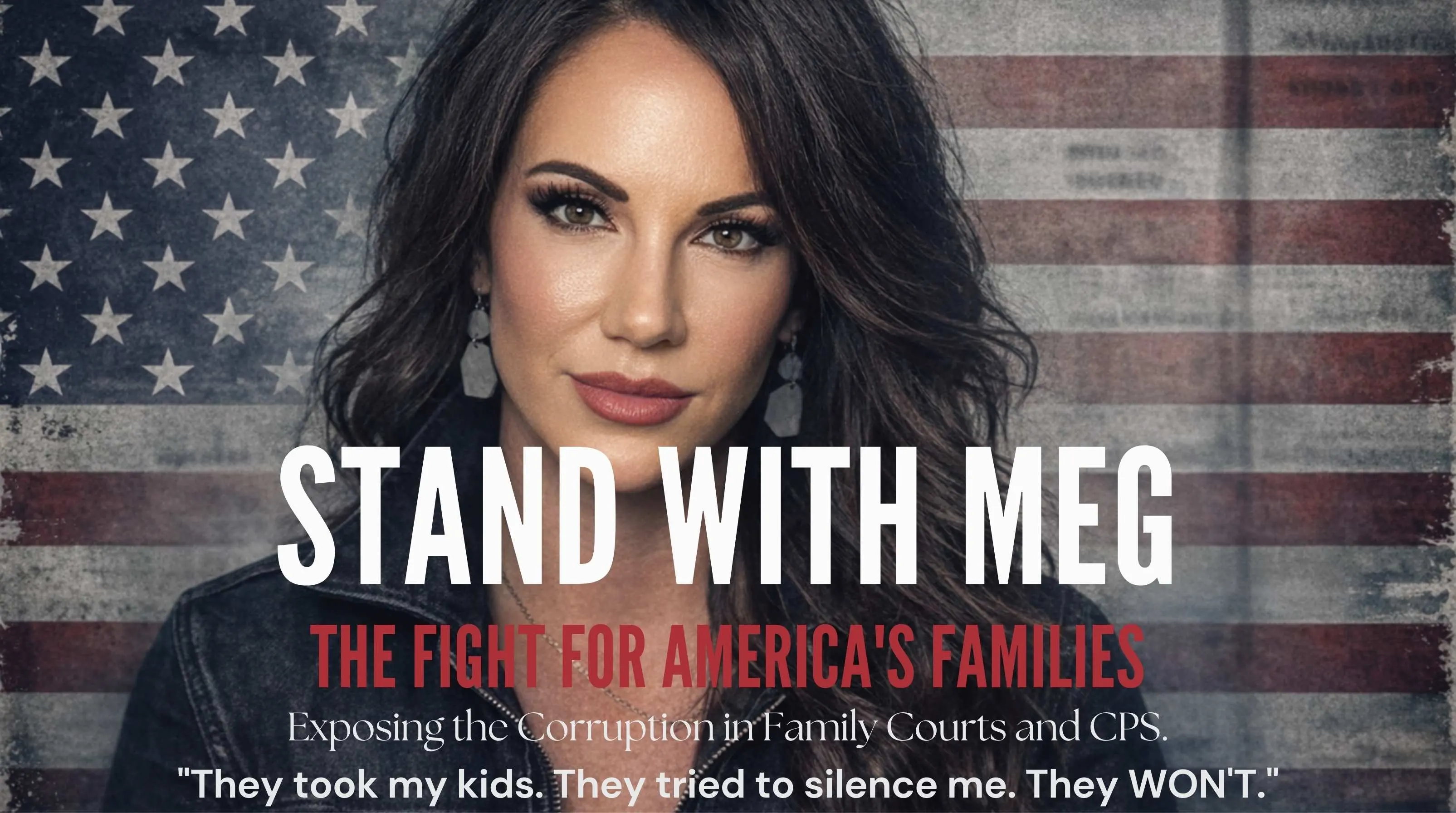 Stand With Meg, The Fight for America's Families brand artwork